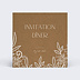 Cartes invitation mariage Dentelle Kraft