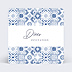 Cartes Invitation Mariage Azulejos