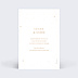 Cartes invitation mariage Astrologie Verso