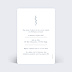 Cartes invitation mariage Bloom Verso