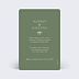 Cartes invitation mariage Jardin d'Hiver Verso