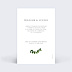 Cartes invitation mariage Tournesol Verso