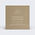 Cartes invitation mariage Bouquet Champêtre Verso