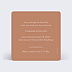 Cartes invitation mariage Coquelicot Verso