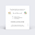 Cartes invitation mariage Couronne Champêtre Aquarelle Verso
