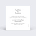 Cartes invitation mariage Couronne de Dentelle Verso