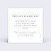 Cartes invitation mariage Fait Main Verso