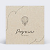 Cartes invitation mariage Voyage Vintage Recto