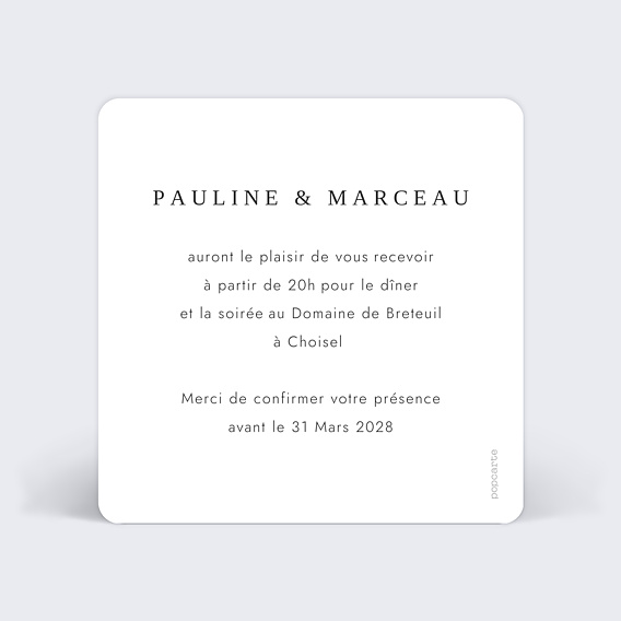 Cartes Invitation Mariage Fait Main