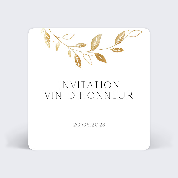 Cartes Invitation Mariage Couronne chic