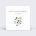 Cartes Invitation Mariage Couronne Eucalyptus