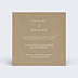 Cartes invitation mariage Modern Love Verso