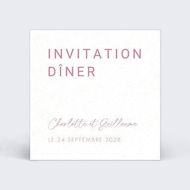 Cartes Invitation Mariage Maison Lemoine X Popcarte - Ivory