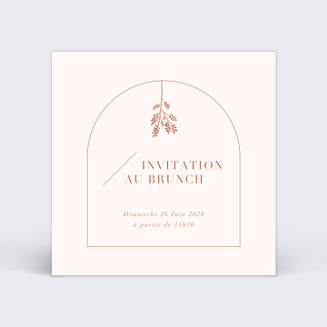 Cartes Invitation Mariage Botanica