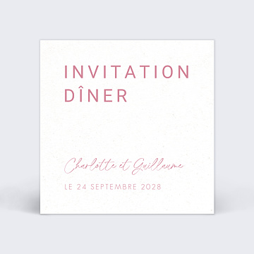 Cartes Invitation Mariage Maison Lemoine X Popcarte - Ivory