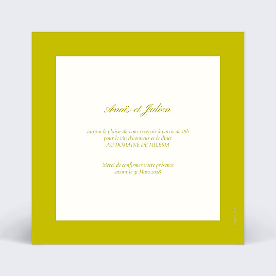 Cartes Invitation Mariage Amour lumineux
