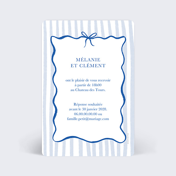 Cartes Invitation Mariage Dolce Vita