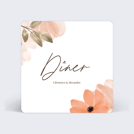 Cartes Invitation Mariage Flower of Fall