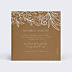 Cartes Invitation Mariage Dentelle Kraft