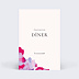 Cartes invitation mariage Bougainvillier