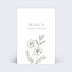 Cartes invitation mariage Jardin d'Hiver