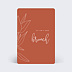 Cartes invitation mariage Terracotta Flowers