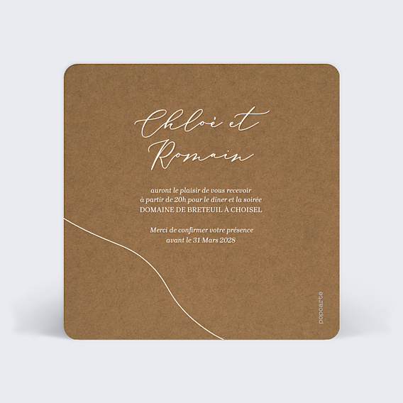 Cartes Invitation Mariage Célébration