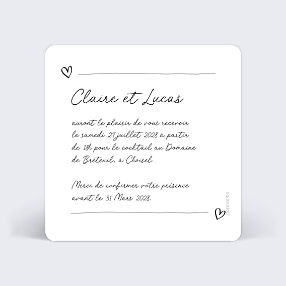 Cartes Invitation Mariage Message Humoristique