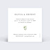Cartes Invitation Mariage Végétal Classique