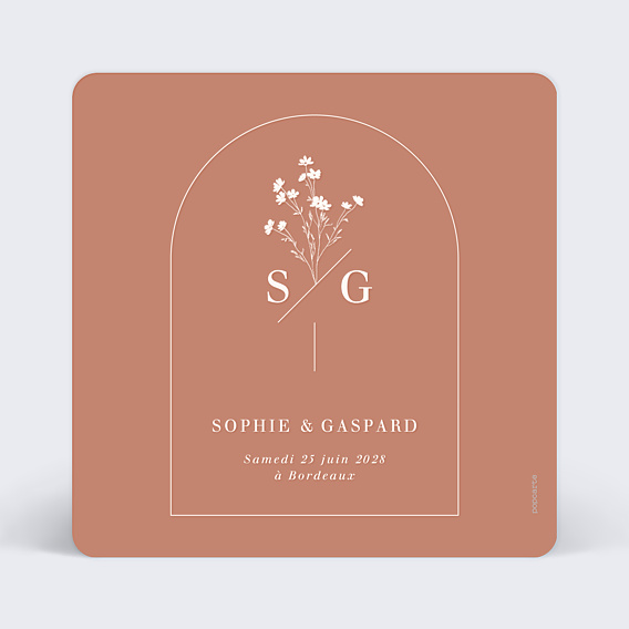 Cartes Invitation Mariage Botanica