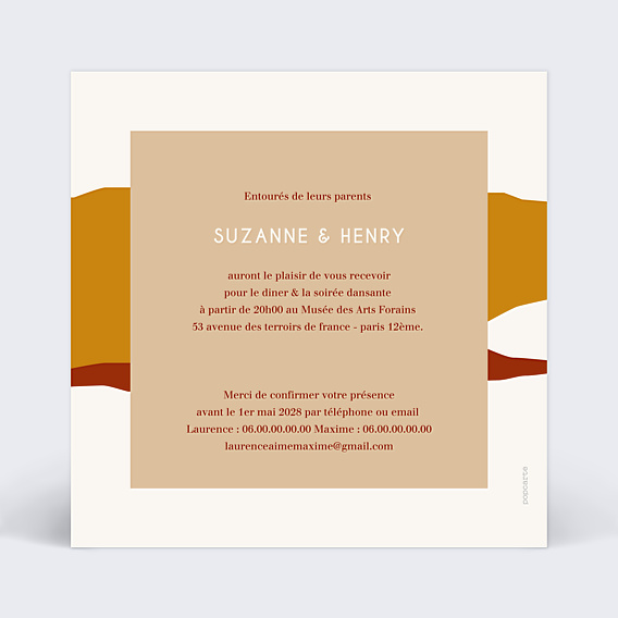 Cartes Invitation Mariage Dream