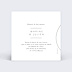 Cartes invitation mariage Affection Verso