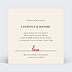 Cartes invitation mariage Booklover Verso