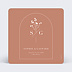 Cartes invitation mariage Botanica Verso
