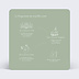 Cartes invitation mariage Soliflore Verso