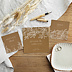 Cartes invitation mariage Dentelle Kraft Après 4