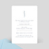 Cartes invitation mariage Bloom Verso
