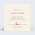 Cartes invitation mariage Booklover Verso