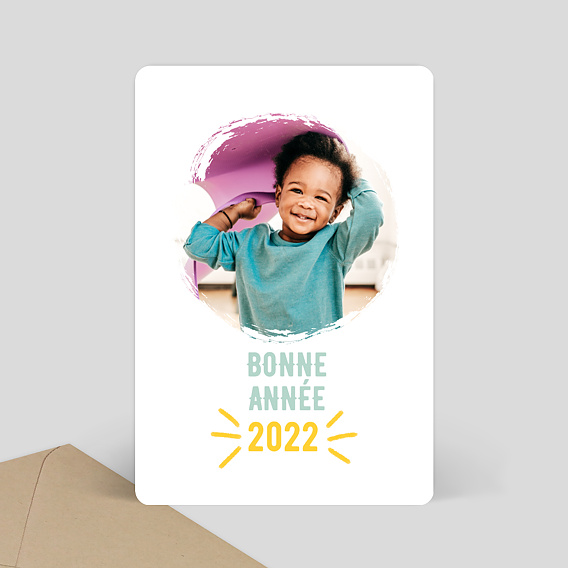 Carte de Voeux Particuliers Bulle graphique