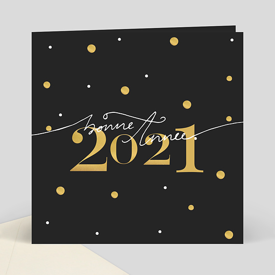 Carte de Voeux Entreprise Pétillant