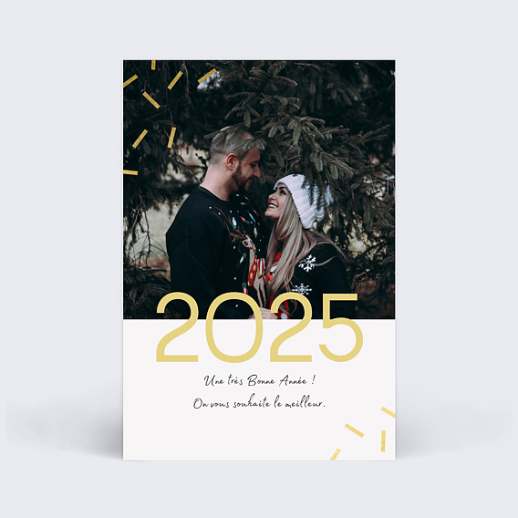 Carte de voeux Chic Blond