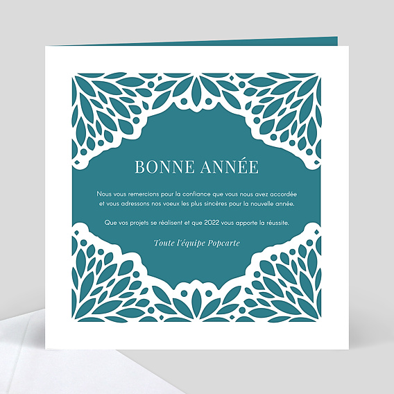 Carte de Voeux Entreprise Découpe Mosaïque Surprise