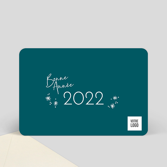 Carte de Voeux Entreprise Année étoilée