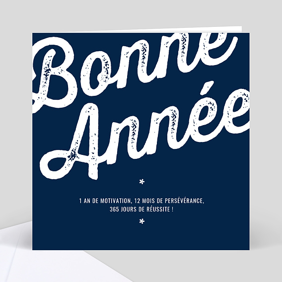 Carte de Voeux Entreprise Jolie motivation