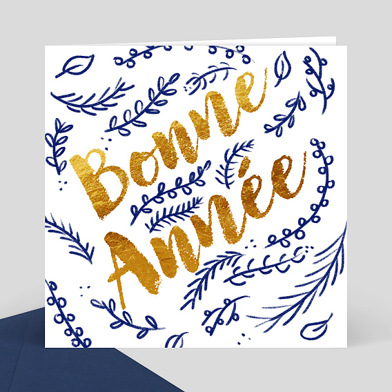 Carte de Voeux Entreprise Nature chic