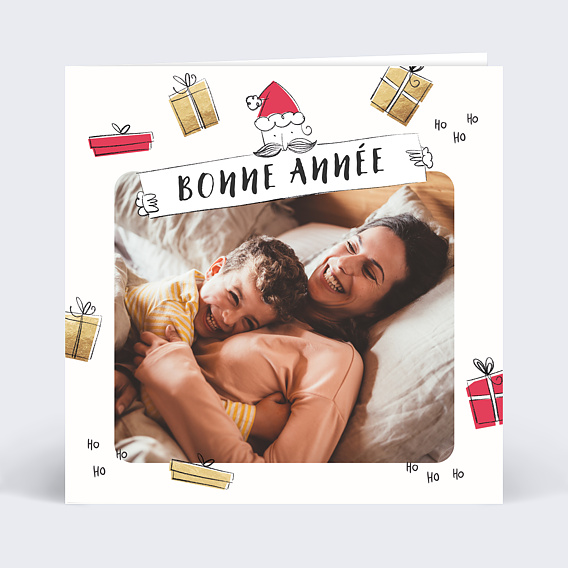 Carte de voeux Père Noël