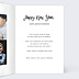 Carte de voeux Multiphoto Chic Intérieur Droit