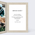 Carte de voeux Photo Chiné Intérieur Droit