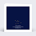 Carte de voeux Multiphoto Bleu Verso