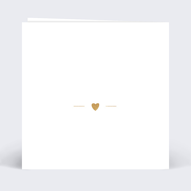 Carte de voeux Jeu typographique Verso